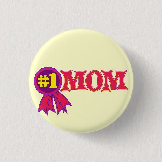 Badge Rond 2,50 Cm Maman #1 (Devant)