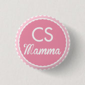 Badge Rond 2,50 Cm Maman de CS (Devant)