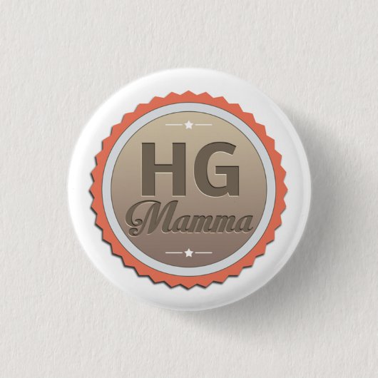 Badge Rond 2,50 Cm Maman d'hectogramme (Devant)