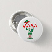 Badge Rond 2,50 Cm Maman Elfe (Devant & derrière)