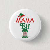 Badge Rond 2,50 Cm Maman Elfe (Devant)