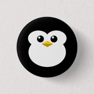 Badge Rond 2,50 Cm Manchot mignon 