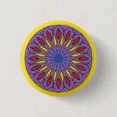Badge Rond 2,50 Cm Mandala (Devant)