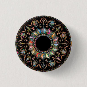 Badge Rond 2,50 Cm Mandala