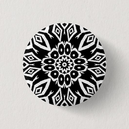 Badge Rond 2,50 Cm Mandala de minuit (Devant)