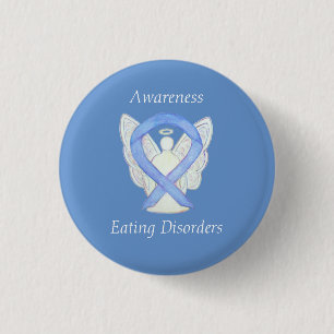 Badge Rond 2,50 Cm Manger les troubles de sensibilisation Ruban Angle