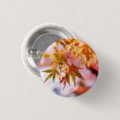 Badge Rond 2,50 Cm Maple Feuille Landscape Design-21355 (Devant & derrière)