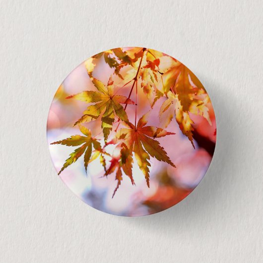 Badge Rond 2,50 Cm Maple Feuille Landscape Design-21355 (Devant)