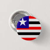 Badge Rond 2,50 Cm Maranhão, drapeau de l'état brésilien (Devant & derrière)