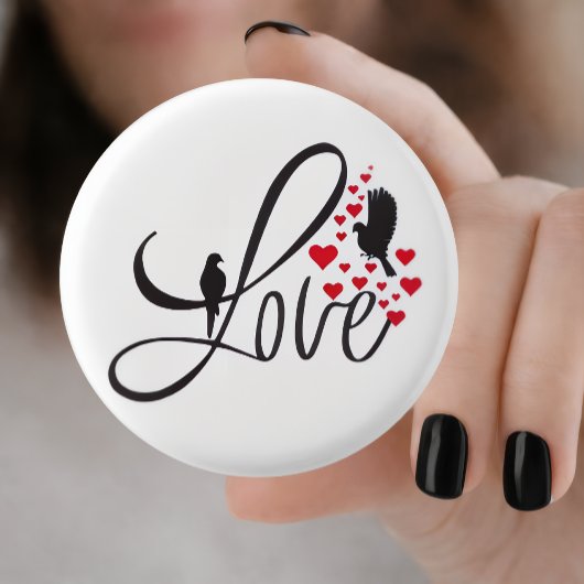 Badge Rond 2,50 Cm Marchandise d'amour 2026 Patchs— Cadeau de la Sain