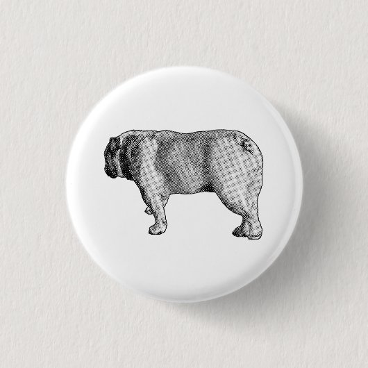 Badge Rond 2,50 Cm Marche Rétro, Épinglette de Fun (Devant)