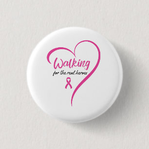 Badge Rond 2,50 Cm Marcher pour les vrais héros