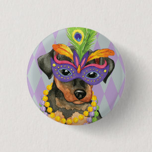 Badge Rond 2,50 Cm Mardi Gras Min Pin
