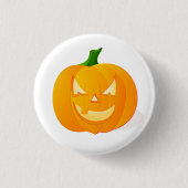 Badge Rond 2,50 Cm Mare Jack-o'-lantern Citrouille Halloween (Devant)