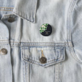 Badge Rond 2,50 Cm Mariage aux fleurs blanches (En situation)