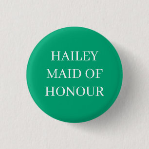 Badge Rond 2,50 Cm Mariage NIP DU BOUTON HONNEUR HONNEUR MAID