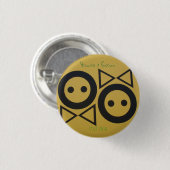 Badge Rond 2,50 Cm Marié et jeune mariée (Devant & derrière)