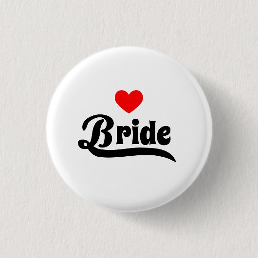 Badge Rond 2,50 Cm Mariée (Devant)