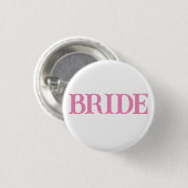 Badge Rond 2,50 Cm Mariée (Devant & derrière)
