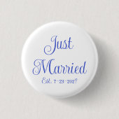 Badge Rond 2,50 Cm Mariés aujourd'hui (Devant)