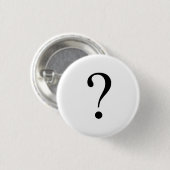 Badge Rond 2,50 Cm Marque de question (Devant & derrière)