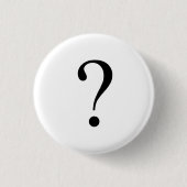 Badge Rond 2,50 Cm Marque de question (Devant)