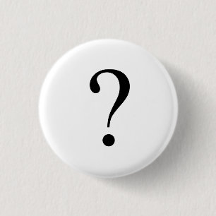 Badge Rond 2,50 Cm Marque de question