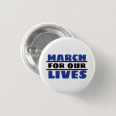 Badge Rond 2,50 Cm MARS pendant nos VIES (Devant & derrière)