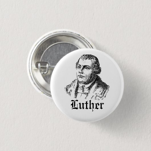 Badge Rond 2,50 Cm Martin Luther (Devant & derrière)