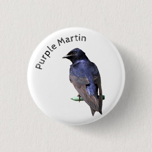 Badge Rond 2,50 Cm Martin pourpre (Devant)