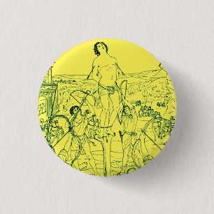 Badge Rond 2,50 Cm Martyre de saint Sébastien 