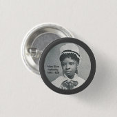 Badge Rond 2,50 Cm Mary Eliza Mahoney First Black Nurse RN (Devant & derrière)
