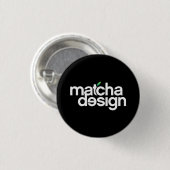 Badge Rond 2,50 Cm Matcha Design Button (Devant & derrière)