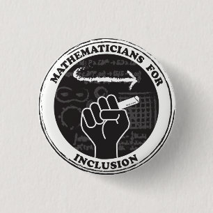 Badge Rond 2,50 Cm Mathéaticians pour l'inclusion button