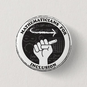 Badge Rond 2,50 Cm Mathéaticians pour l'inclusion button