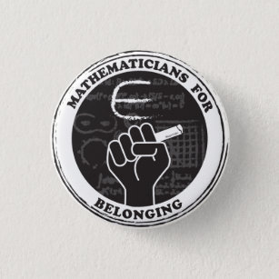 Badge Rond 2,50 Cm Mathématicians pour Belonging button