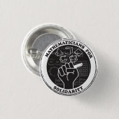 Badge Rond 2,50 Cm Mathématicians pour Solidarity Button (Devant & derrière)