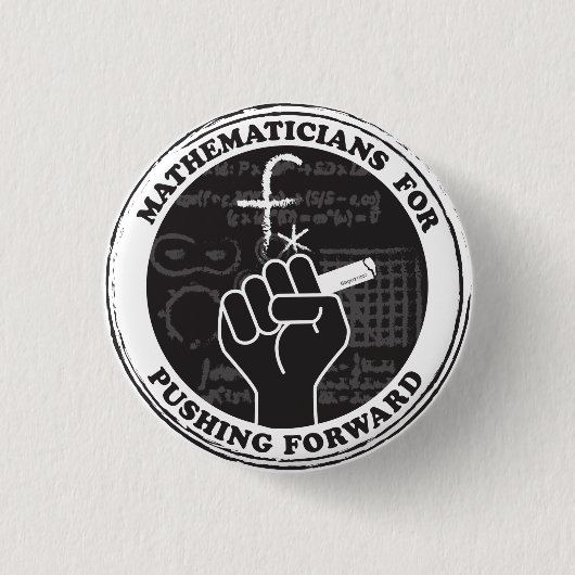 Badge Rond 2,50 Cm Mathmaticians (Devant)
