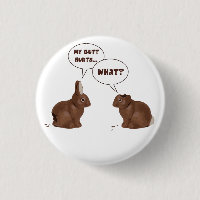 Maux de bout de lapins de Pâques de chocolat