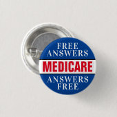Badge Rond 2,50 Cm Me questionner sur Medicare (Devant & derrière)