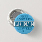 Badge Rond 2,50 Cm Me questionner sur Medicare (Devant & derrière)