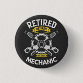 Badge Rond 2,50 Cm Mécanique à la retraite (Devant)