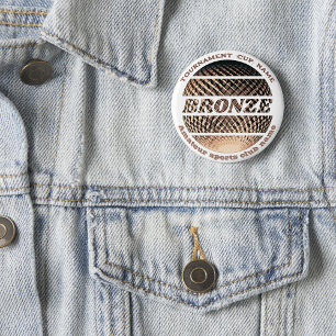 Badge Rond 2,50 Cm Médaille de bronze, 3e place gagnante