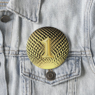 Badge Rond 2,50 Cm Médaille d'or, 1ère place