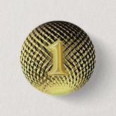 Badge Rond 2,50 Cm Médaille d'or, 1ère place (Devant)