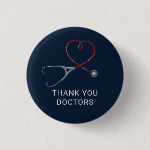 Badge Rond 2,50 Cm Médecins de Merci - Travailleurs de première ligne