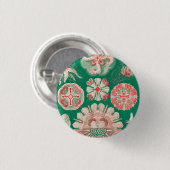 Badge Rond 2,50 Cm Méduse, Discomedusae par Ernst Haeckel (Devant & derrière)