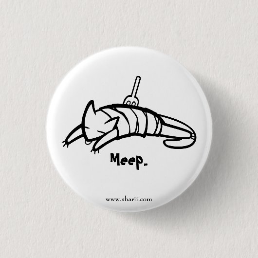 Badge Rond 2,50 Cm Meep ! (Devant)