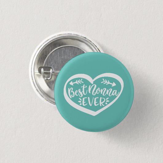 Badge Rond 2,50 Cm Meilleur Nonna jamais (Devant & derrière)