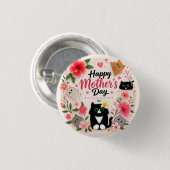 Badge Rond 2,50 Cm Meilleure Maman Ever (Devant & derrière)